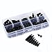 Rosiness 180Pcs M3 Nylon Hex Spacers Screw Nut Stand-off Plastic Accessories