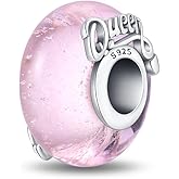 Pandach Murano Glass 925 Sterling Silver Charms for Bracelets Colour Changing Beads for Women Jewelry Gifts