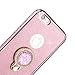Galaxy S10e Case, Glitter Crystal Heart Floral Series - Slim Luxury Bling Rhinestone Clear TPU Phone Case With Ring Stand - Rose Gold