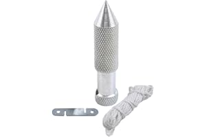 WEILYDF Plumb Bob Simple Classic Construction Bob and Line Corrosion-Resistant Plumb Bob with Machined Point for Accuracy