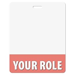 Bulk Custom Badge Buddies Coral Pink Horizontal