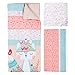 Trend Lab Wild Forever 3 Piece Crib Bedding Set, Pink/Teal