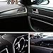 EJ's SUPER CAR Car Interior Moulding Trim, 16FT(5M) Electroplating Color Film Car Interior Exterior Decoration Moulding Trim Rubber Seal Protector Fit for Most Car(Gray)……