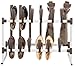 STORAGE MANIAC Shoe and Boot Organizer, Space Saving Shoe Rack for Shoes and Boots, Light Brown
