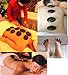 Zabrina Personal Large Massage Stone Set Basalt Hot Rocks Stones, 2.36 In 3.15 In,Black,6 Count