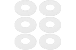 Briny River 6Pcs Flush Valve Seal Flush Valve Silicon Seal Sealing Gasket Replacement Compatible with TOTO THU128 9BU001ER 9x