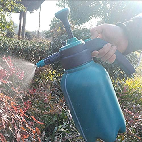 YJZQ 2L Garden Pressure Sprayer Adjustable Manual Copper Nozzle Head Garden Sprayer Hand Held Water Spray Bottle for Yard Lawn Spray Weeds Plants Flowers Watering and Home Cleaning - Image 3