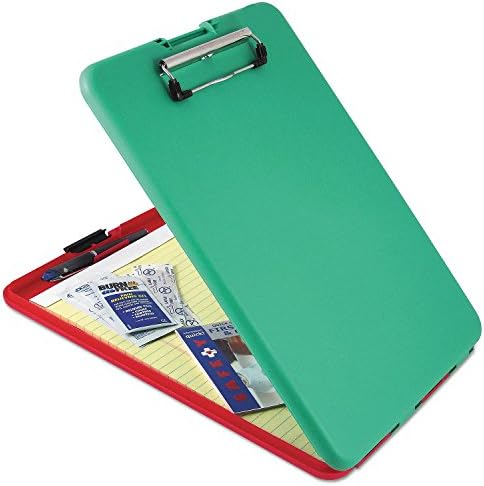 Product of Saunders SlimMate Show2Know Safety Organizer, 1/2 Clip Capacity, 9" x 11 3/4, Red/Green - Desktop Organizers [Bulk Savings]