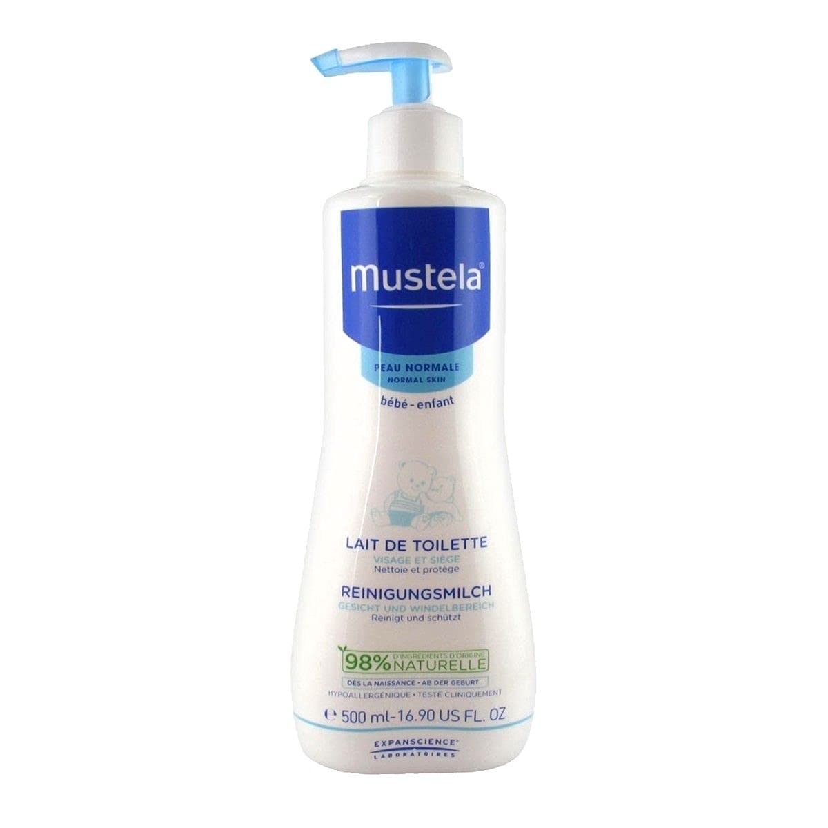 Mustela PN LAIT DE TOILETTE 500 ML/ PN TOILETMELK 500 ML