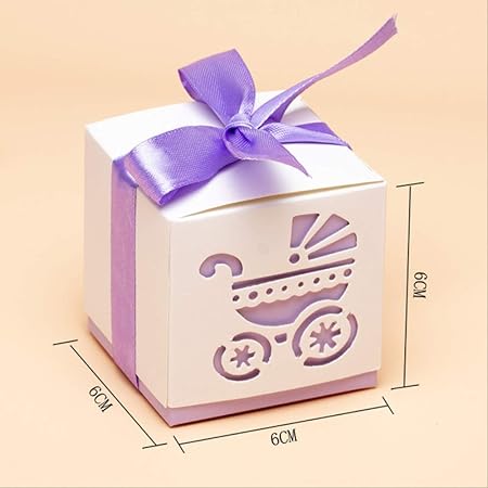 Caja Regalo Bonitas Para 10 Piezas Mini Carrito De Bebé Cajas De Dulces Caja De Chocolate