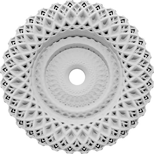 Ekena Millwork ROSC055X055ARCUF W x 5 1/2" H x 5/8" P Extra Large Arcola Rosett…