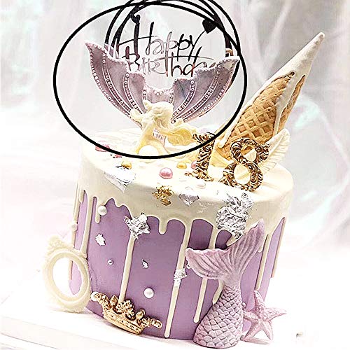 BAKHUK 4pcs Seashell Mermaid Tail and Seaweed Mold for Making Chocolate and Candy, Decorating Marine Themed Cakes - Thumbnail 4