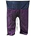 LannaPremium Thai Fisherman Pants for Men Women Yoga Pants Pirate Pants 2 Tone - Martial Arts Pants Blue Purple…