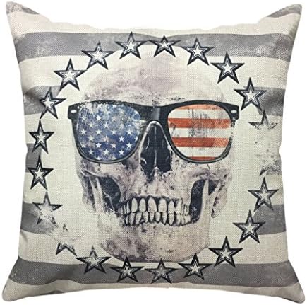 NATURALSHOW Cotton Linen Home Decorative Aztec Print Tribal Throw Pillow Case Cushion Cover for Sofa Couch Chair Geometric Pattern, Black and White Pattern Pillowcases (18x18 in, Grey)