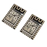 Gowoops 2 PCS of ESP8266 ESP-12F Wifi Serial Module Board for Arduino, Wireless Transceiver Remote Port Network Development Board