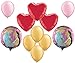 Disney Pocahontas and John Smith Mylar and Latex Balloons Bouquet (11 Pcs)