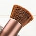 amoore Foundation Makeup Brush Flat Top Kabuki Brush Wooden Handle Make up Brush Perfect For Blending Liquid, Cream Flawless Powder Cosmetics (1 Pcs Flat Top Kabuki Brush)