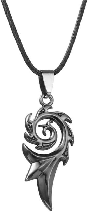 HJGYFTDEOU Mens Punk Dragon Flame Titanium Stainless Chain Pendant Necklace