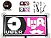 Uber Lyft Glow Driver Sign Logo Lit (SUCTION CUPS)(2 DAYS DELIVERY)