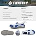 CIOR Fantiny Boy & Girls' Water Aqua Shoes Swimming Pool Beach Sports Quick Drying Shoes (Toddler/Little Kid/Big Kid),TD397,Light Blue,29,30