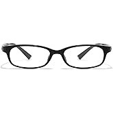 SODQW Office-Siren Blue Light Glasses for Women, Rectangle Frame, Y2K Small Eyewear, Anti Eyestrain Computer Glasses