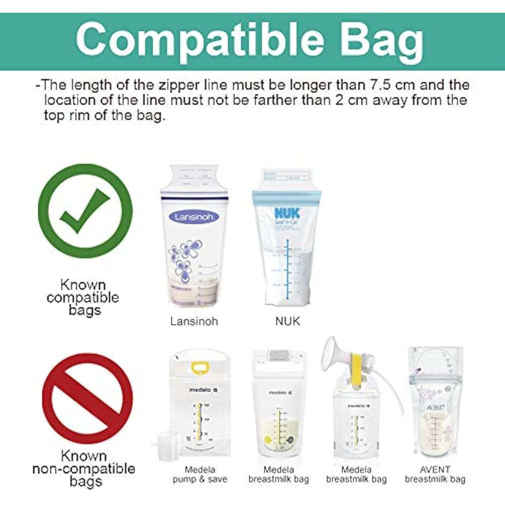 Maymom Breastmilk Storage Bag Adapters For Avent, Spectra S1, S2 Pumps With Wide eBay