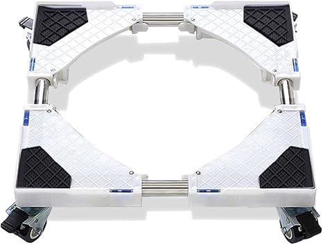 Amazon Co Jp 洗濯機 台車 冷蔵庫 洗濯機 4キャスター 台 伸縮式 冷蔵庫 置き台 かさ上げ 防音 防振 動く 奥行き42 65cmドラム式全自動対応 付日本語説明書 外箱図はイメージのみ 大型家電