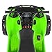 Best Choice Products 12V Kids Ride-On 4-Wheeler with 2 Speeds, MP3, and Lights, Green