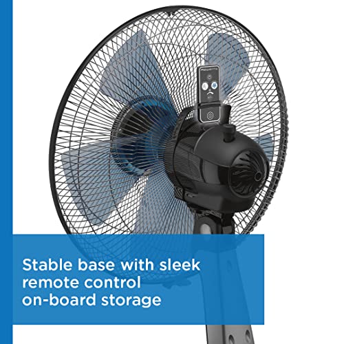 Rowenta VU2660 Turbo Silence Fan, Table Fan, Portable Fan, 5 Speed Fan with Remote Control