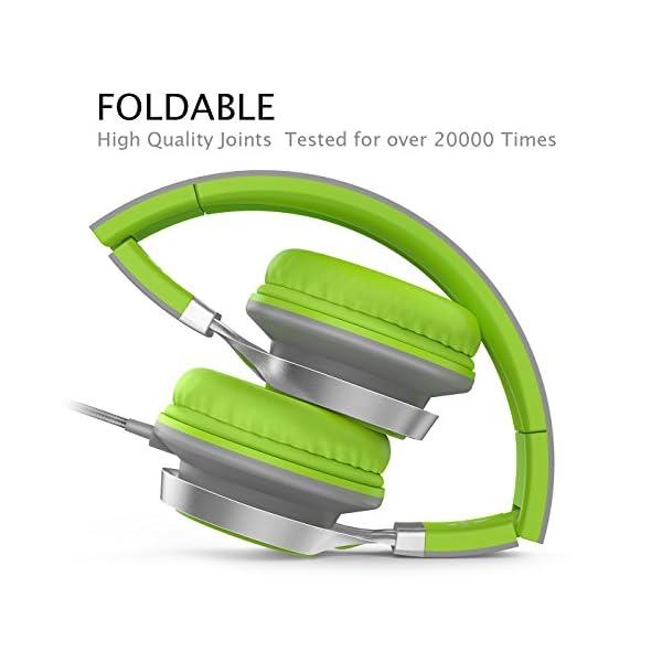 AILIHEN-C8-Foldable-Headphones-with-Microphone-and-Volume-Control-Lightweight-Stereo-Headsets-for-iPad-35mm-Android-Cellphones-Smartphones-Laptop-Computer-Mp3-GreyGreen Ailihen C8 Foldable Headphones with Microphone and Volume Control Lightweight Stereo Headsets for iPad 3.5mm Android…