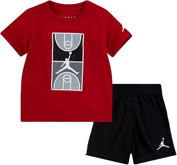 Jordan Toddler Boys' TShirt and Shorts Set Gym Red/Black 3T Amazon
