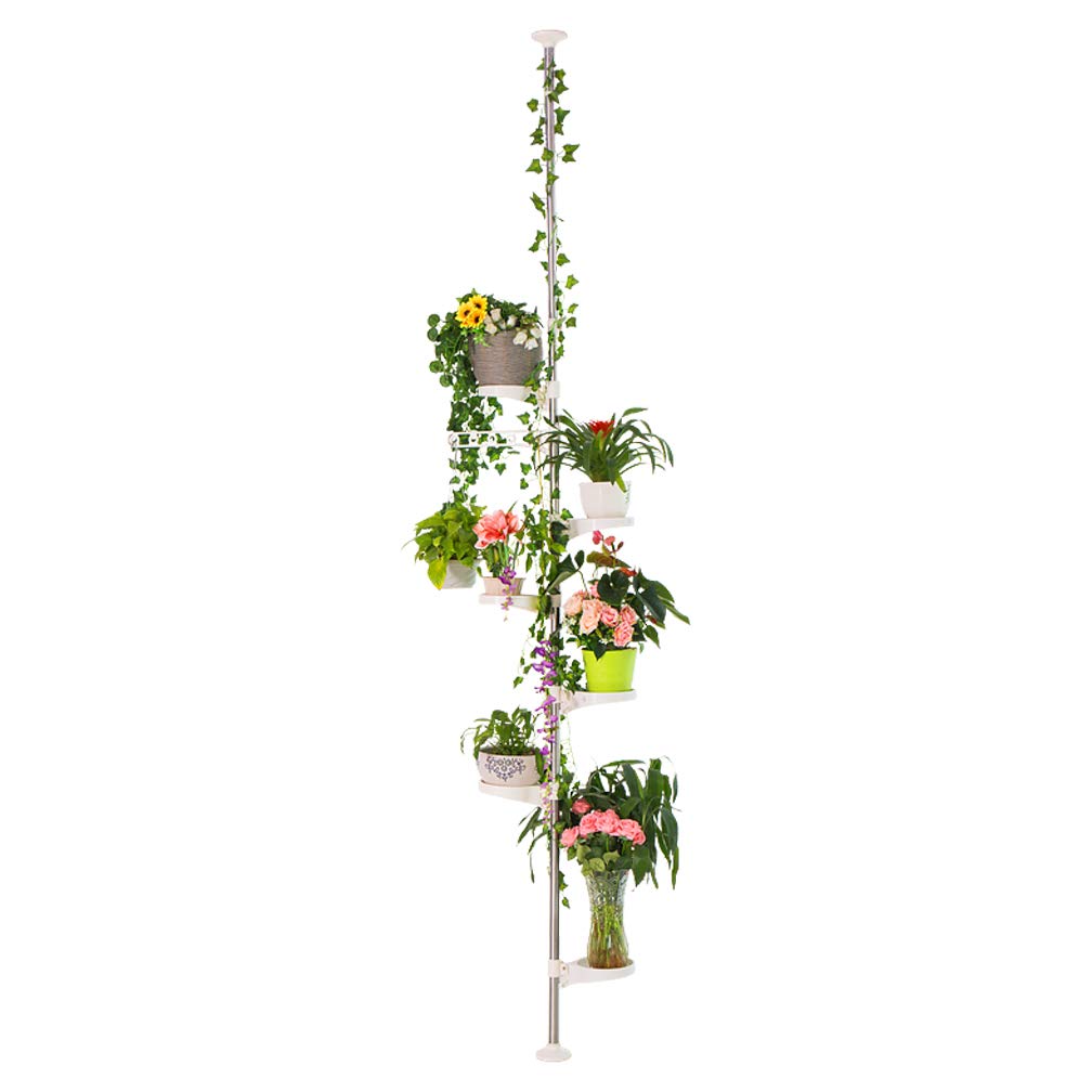 Hershii 7 Layer Tension Pole Plant Stand Indoor Decorative