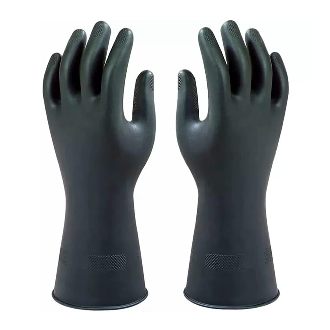 ASA Outdoor Gardening Gloves Large Heavy Duty Safety Work Cleaning Gloves Comfortable Extra Strong Non Slip Grip with Internal Cotton Lining for Comfort (Large)