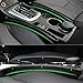 Leather Car Seat Gap Filler, Ampper Car Seat Side Console Slit Caddy Catcher Storage Box Pad Pocket Premium Quality PU Leather - (0.79-1.6