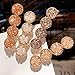 Crystal Hair Clips for Women Glitter Sparkly Round Hairgrip Duckbill Hair Barrettes Geometric Hair Pins Alligator Hair Accessories for Wedding(4 Pieces, Gray/Pink/White/Champagne)