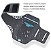 Sweatproof Running Armband with Touch Sensor & Fingerprint Unlock & Earphone Access & Key Holder & Reflective Band for iPhone 8/8plus/7/6S/6 Plus and Most Other Phone Models Up To 5.5”