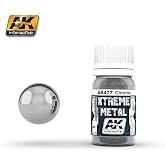 AK Interactive Xtreme Metal Chrome Metallic Paint 30ml Bottle Model Kit Paint Car Plane