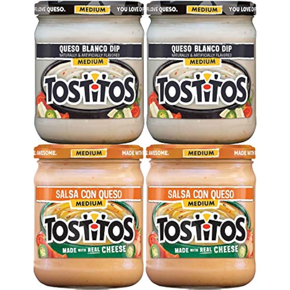 Tostitos Salsas Queso Variety Pack, 4 Count 689988970323 eBay