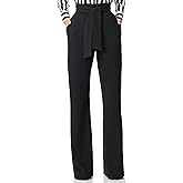 LKOUS Women's Stretchy High Waisted Straight Leg Dress Pants Office Daily Business Casual Bottoms
