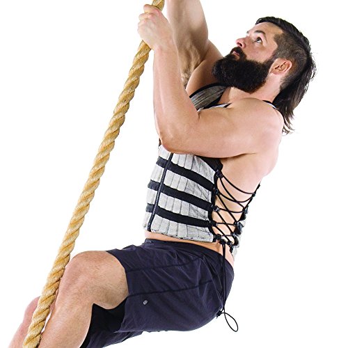 Hyperwear Hyper Vest PRO Unisex 10-Pound Adjustable Weighted Vest for Fitness Workouts, X-Large, Grey