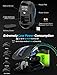 Wireless Mouse, RATEL 2.4G USB Wireless Ergonomic Mouse Computer Mouse 6 Buttons Laptop Mouse USB Mouse with Nano Receiver 2400 DPI 5 Adjustment Levels Cordless Wireless Mice for Windows-Blue