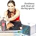 Palmer Personal Space Air Coolers for Room - Portable USB Mini Air Conditioner for Camping & Car -- Small Humidifying Cool Air Cube Conditioner Fan Indoor & Outdoor - Table Top Mini Air Conditioner