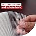 XFasten Drywall Repair Mesh Tape - 6-Inch X 90-Foot Mesh Tape for Drywall Repair, Fiberglass Drywall Patch Hole, Heavy Duty Wall Repair Mesh Spackle Tape, Wall Crack and Seam Repair Joint Tape