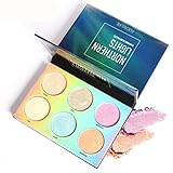 FOCALLURE Symphony Glow Palette Makeup Glitter Face Glow Shimmer Bronzer Highlighter Shimmer Powder Shimmer (Unicorn)