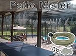 Patio Misting System - For Backyard, Patio, Gazebos, Pool and Play ares - With Brass/Stainless Steel Nozzles - Do it Yourself Misting System - Easy to Expand