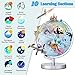 Smart Globe - Augmented Reality Educational World Geography, AR App Experience, Up to 10 Sections Educational Content, Realistic 3D Scenes, LED Light, STEM Toy Adventure Learning Toy Gift for Kids