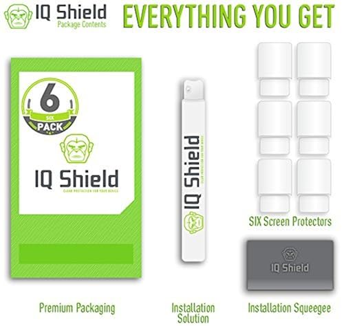 IQ Shield Screen Protector Compatible with Garmin Vivofit Jr (6