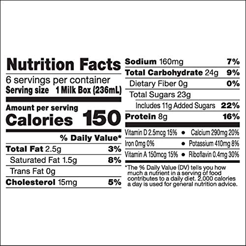 HORIZON ORGANIC SHELF STABLE 1% LOWFAT STRAWBERRY MILK BOXES, PACK OF 6 – 8G PROTEIN PER SERVING