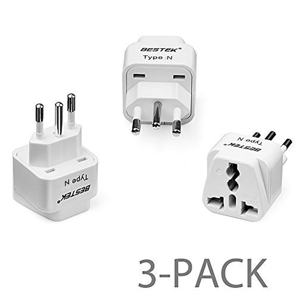 BESTEK Brazil, South Africa Travel Plug Adapter, Grounded Universal