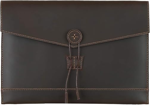leather portfolio clutch